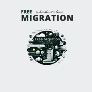 Gratis servermigration på mindre end 72 timer.