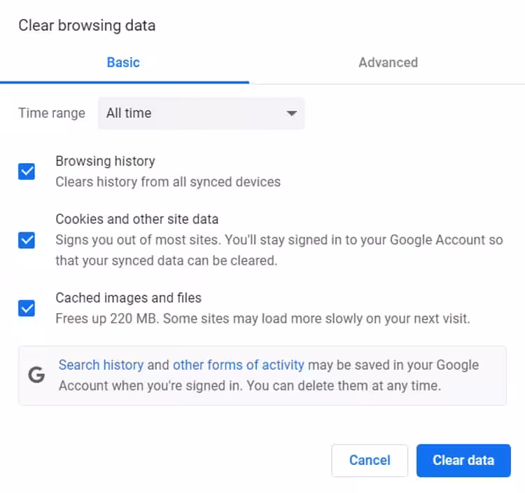 Rydning af browsercache for at løse 502-fejl