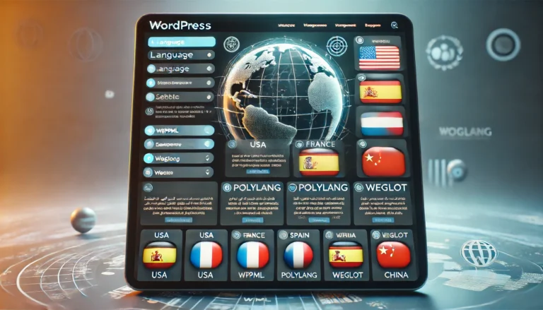 a computer screen with a globe and flags