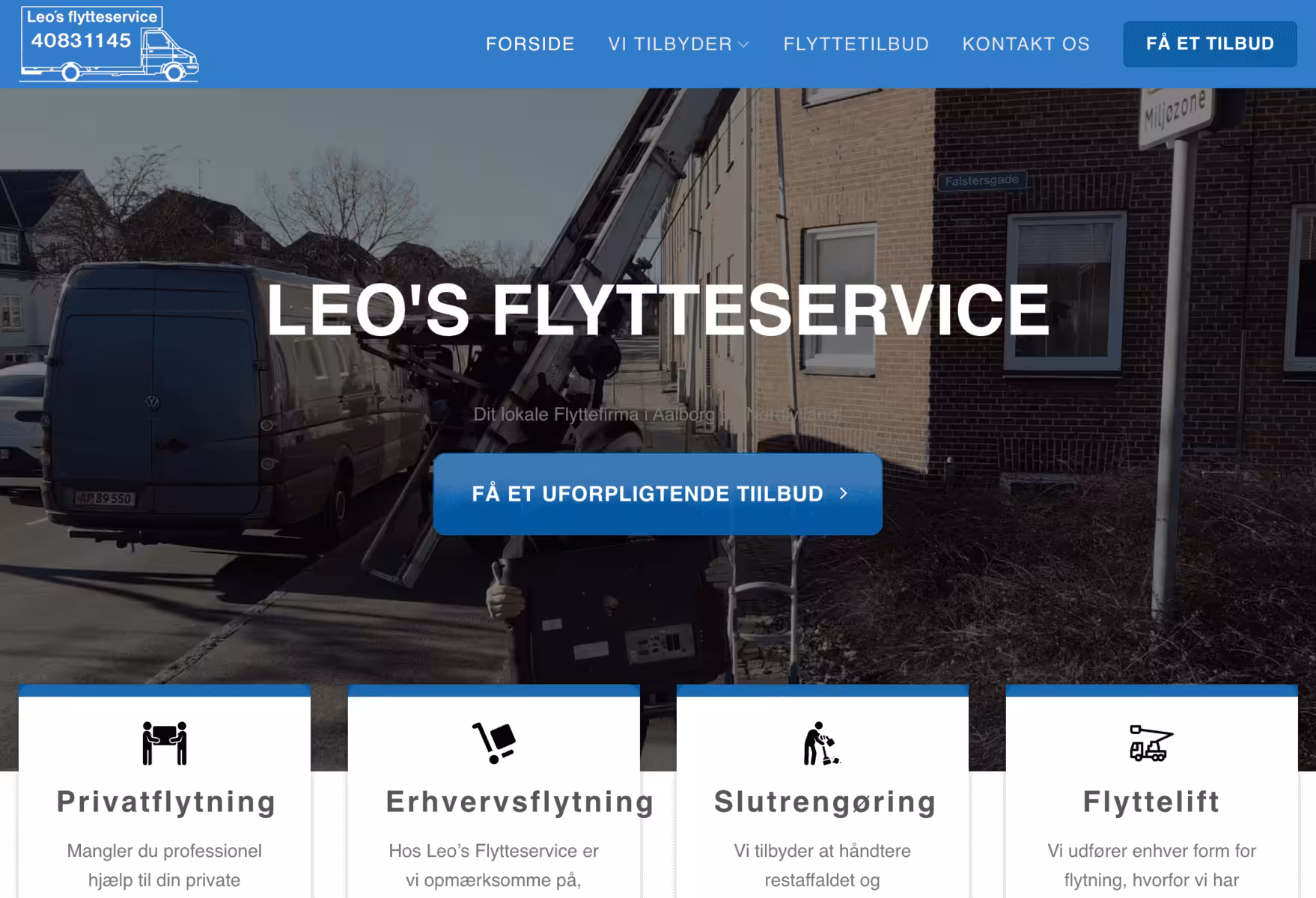 WordPress Hjemmeside