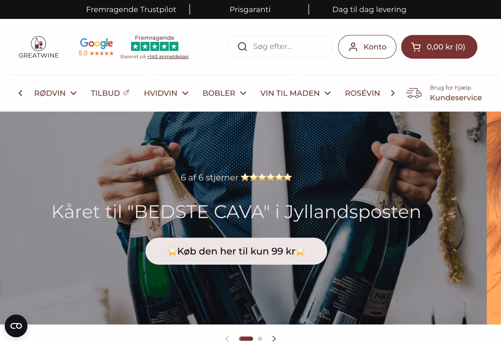 WordPress Hjemmeside