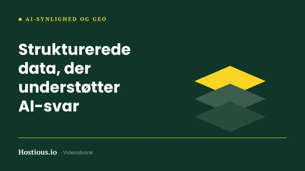 Strukturerede data, der understøtter AI-svar (schema i praksis) Strukturerede data, der understøtter AI-svar (schema i praksis)
