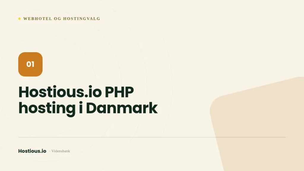 PHP hosting i Danmark: dansk support, servere i Europa PHP hosting i Danmark: dansk support, servere i Europa