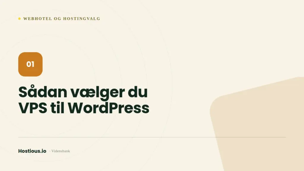 Sådan vælger du VPS til WordPress Sådan vælger du VPS til WordPress