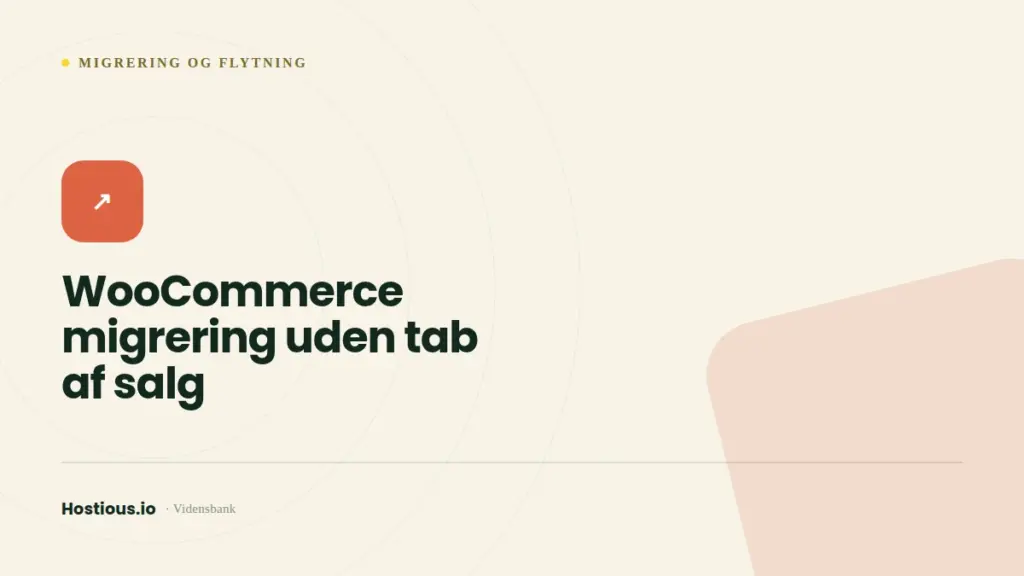 WooCommerce migrering uden tab af salg WooCommerce migrering uden tab af salg