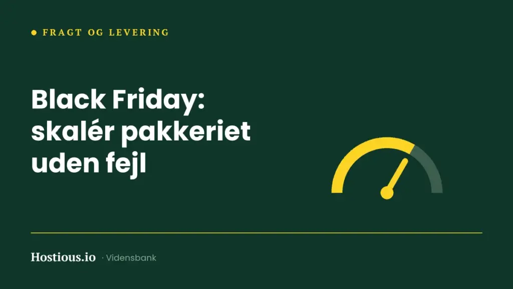 Black Friday og julehandel: skalér pakkeriet uden fejl Black Friday og julehandel: skalér pakkeriet uden fejl