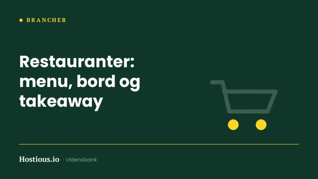 Hjemmeside til restaurant: menu, bordbestilling og takeaway Hjemmeside til restaurant: menu, bordbestilling og takeaway