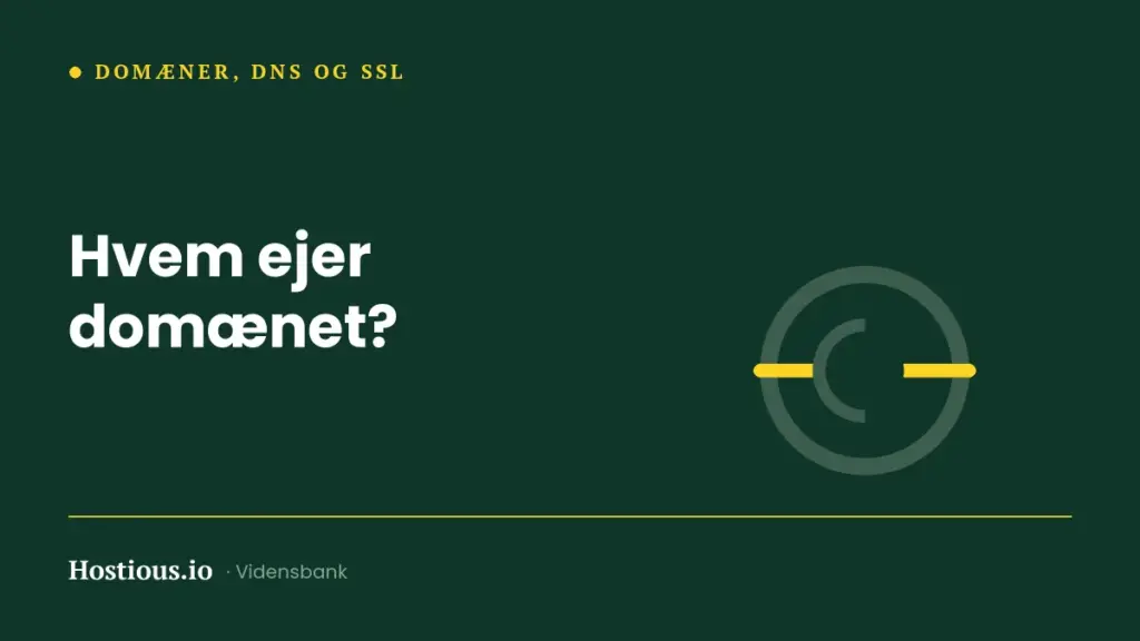 Hvem ejer domænet? Sådan slår du ejeren af et domæne op Hvem ejer domænet? Sådan slår du ejeren af et domæne op